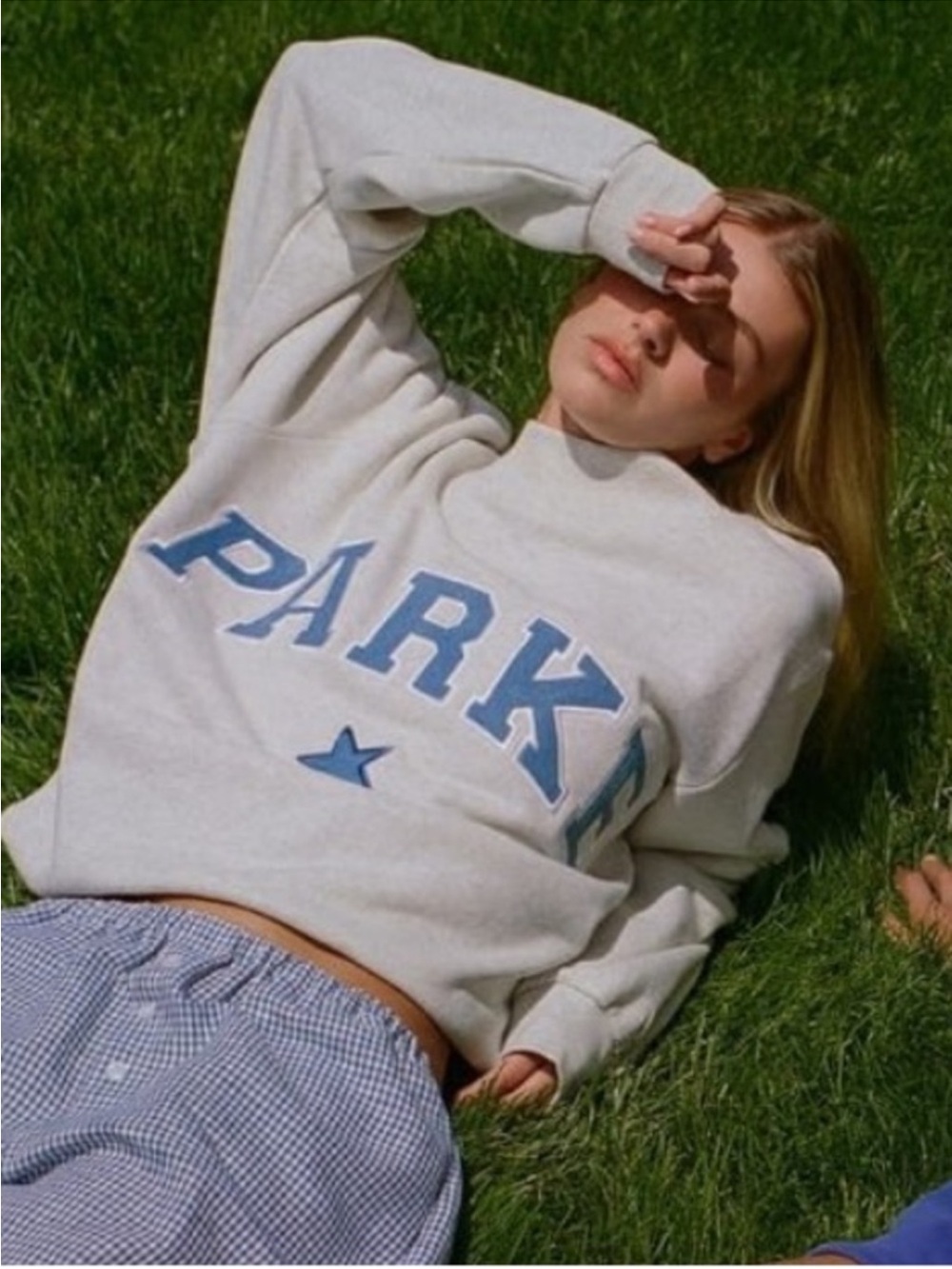 Parke Vintage Star Varsity Mockneck - Heather Grey